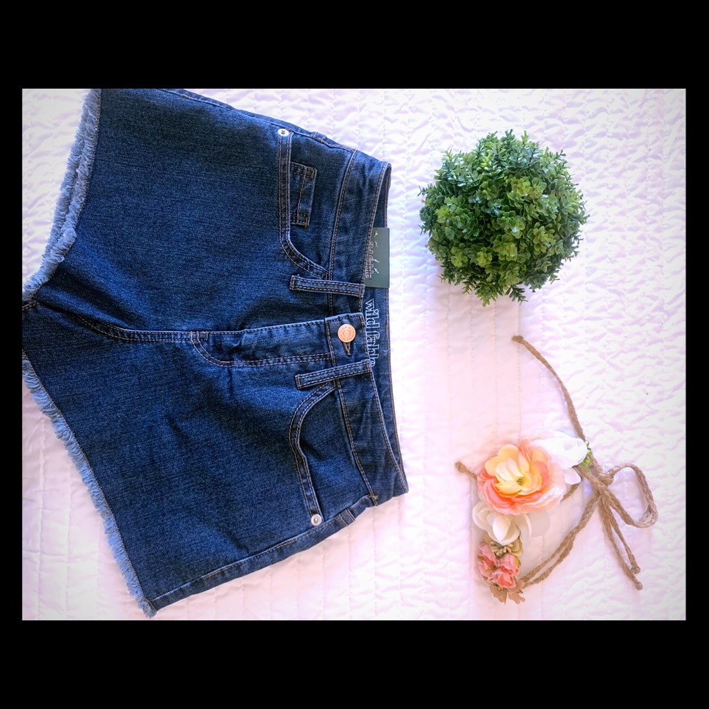 brand new with tags blue jean shorts